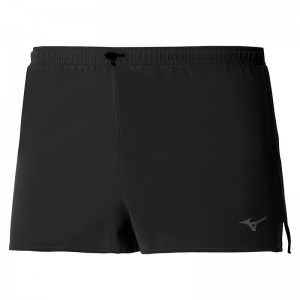 Mizuno Aero Split 1.5 Shorts Herre Sort | Danmark M6704YK