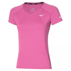 Mizuno Alpha Sun Protect Tee T Shirts Dame Lilla | Danmark M3174FB