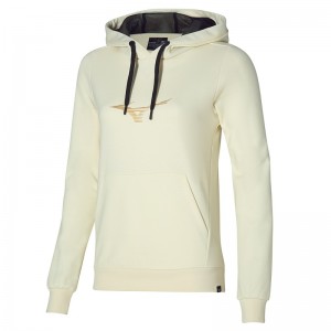 Mizuno Athletics Grafisk Hoody Toppe Dame Beige | Danmark M2416CI