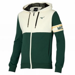 Mizuno Athletics Sweat Jakker Herre Grøn | Danmark M5071XC