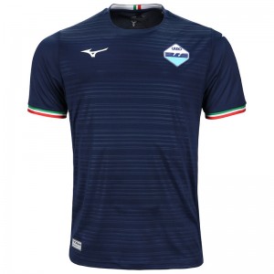 Mizuno Away SS Jersey Lazio M Toppe Herre Mørkeblå | Danmark M2743DW