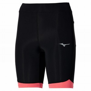 Mizuno BG3000 Mid Tights Dame Sort Koral | Danmark M2536YE