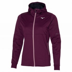 Mizuno Breath Thermo Jakker Dame Lilla Bordeaux | Danmark M4957LF