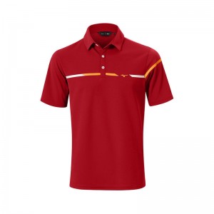 Mizuno Breath Thermo St Polo Herre Rød | Danmark M4625ZG