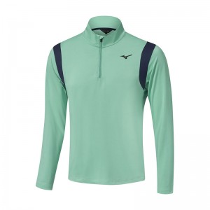 Mizuno Breeze Elite 1/4 Zip Toppe Herre Grøn | Danmark M7624FR