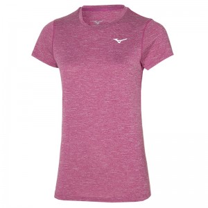 Mizuno Core Grafisk Tee T Shirts Dame Lyserød | Danmark M7851YZ