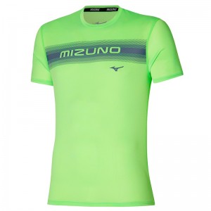 Mizuno Core Mizuno Tee T Shirts Herre Lysegrøn | Danmark M1973JH