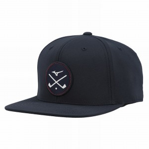 Mizuno Crossed Clubs Snapbk Hat Dame Mørkeblå | Danmark M5706OC