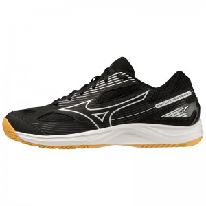 Mizuno Cyclone Speed 4 Volleyballsko Dame Sort Hvide | Danmark M1084ZI