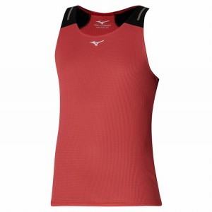 Mizuno Dryaeroflow Tank Tank Top Herre Rød Sort | Danmark M8462ZL