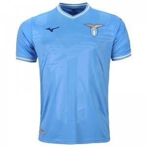 Mizuno Home SS Jersey Lazio M Toppe Herre Blå | Danmark M6920WZ