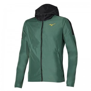 Mizuno Hoody Jakker Herre Grøn | Danmark M1247RA