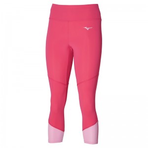 Mizuno Impulse Core 3/4 Tights Dame Lyserød | Danmark M8423QY