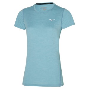 Mizuno Impulse Core Tee T Shirts Dame Blå | Danmark M4987DB