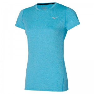 Mizuno Impulse Core Tee T Shirts Dame Blå | Danmark M2610NK