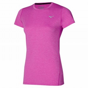 Mizuno Impulse Core Tee T Shirts Dame Lyserød | Danmark M7246DF