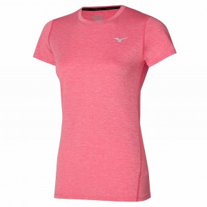 Mizuno Impulse Core Tee T Shirts Dame Lyserød | Danmark M2367WC