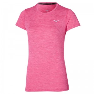 Mizuno Impulse Core Tee T Shirts Dame Lyserød | Danmark M4309XM