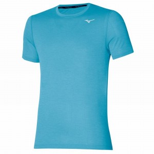 Mizuno Impulse Core Tee T Shirts Herre Blå | Danmark M1987BK