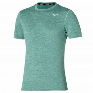 Mizuno Impulse Core Tee T Shirts Herre Blå | Danmark M1064VM