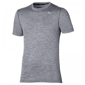 Mizuno Impulse Core Tee T Shirts Herre Grå | Danmark M7160UP