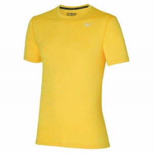 Mizuno Impulse Core Tee T Shirts Herre Gul | Danmark M1529TN