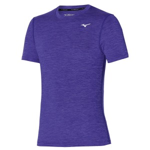 Mizuno Impulse Core Tee T Shirts Herre Lilla | Danmark M3765QO