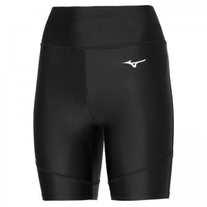 Mizuno Impulse Mid Tights Dame Sort | Danmark M2940GR