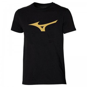 Mizuno Karate Tee T Shirts Dame Sort | Danmark M7103PD