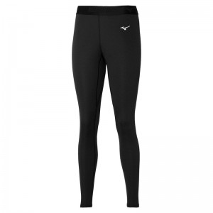 Mizuno Mid Weight Long Tights Dame Sort | Danmark M1328QA