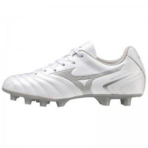 Mizuno Monarcida Neo II Select Jr Fodboldstøvler Dame Hvide | Danmark M1902JN