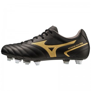 Mizuno Monarcida Neo II Select Mix Fodboldstøvler Dame Sort Guld | Danmark M7418LJ