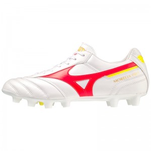 Mizuno Morelia II Pro Fodboldstøvler Dame Hvide | Danmark M4620SY