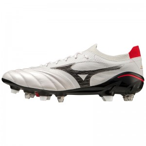 Mizuno Morelia Neo IV Beta Fodboldstøvler Dame Hvide Sort | Danmark M2780PH