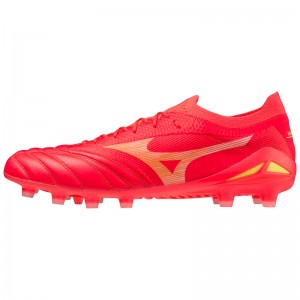 Mizuno Morelia Neo IV Beta Fodboldstøvler Dame Koral | Danmark M0954YK