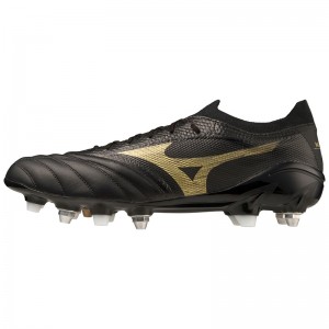 Mizuno Morelia Neo IV Beta Fodboldstøvler Herre Sort Guld Sort | Danmark M8265CM