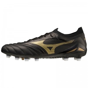 Mizuno Morelia Neo IV Beta Fodboldstøvler Herre Sort Guld Sort | Danmark M7426EH