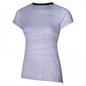 Mizuno Premium Aero Tee T Shirts Dame Hvide | Danmark M8359LY