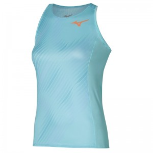 Mizuno Printed Tank Tank Top Dame Turkis | Danmark M9086EC