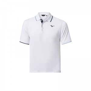 Mizuno QD Comp Plus Polo Herre Hvide | Danmark M8013UY