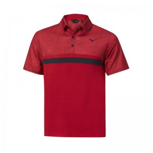 Mizuno QD Hazard St Polo Herre Rød | Danmark M0579XK