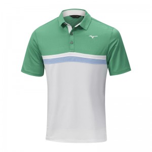 Mizuno Quick Dry Horizon Polo Herre Mintgrønne | Danmark M0864QD