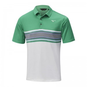 Mizuno Quick Dry Oceanic Polo Herre Mintgrønne | Danmark M2190BQ