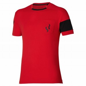 Mizuno Sergio Ramos Casual Tee T Shirts Dame Rød | Danmark M1753DT