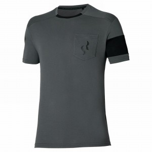 Mizuno Sergio Ramos Casual Tee T Shirts Dame Grå | Danmark M3046WL