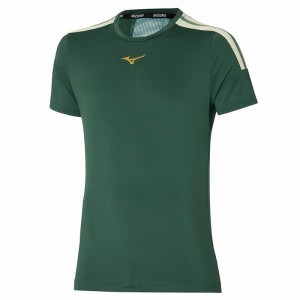 Mizuno Shadow Tee T Shirts Herre Grøn | Danmark M6408RW