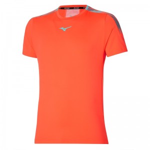 Mizuno Shadow Tee T Shirts Herre Orange | Danmark M1069OX