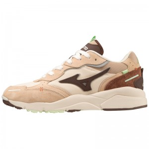 Mizuno Sky Medal Beta Sneakers Herre Beige | Danmark M5841XI