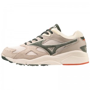 Mizuno Sky Medal Premium Sneakers Dame Hvide Brune Blomster | Danmark M0879WX