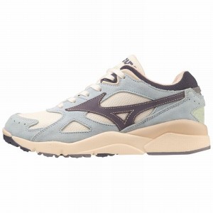 Mizuno Sky Medal S Sneakers Dame Beige Blå | Danmark M8174GP